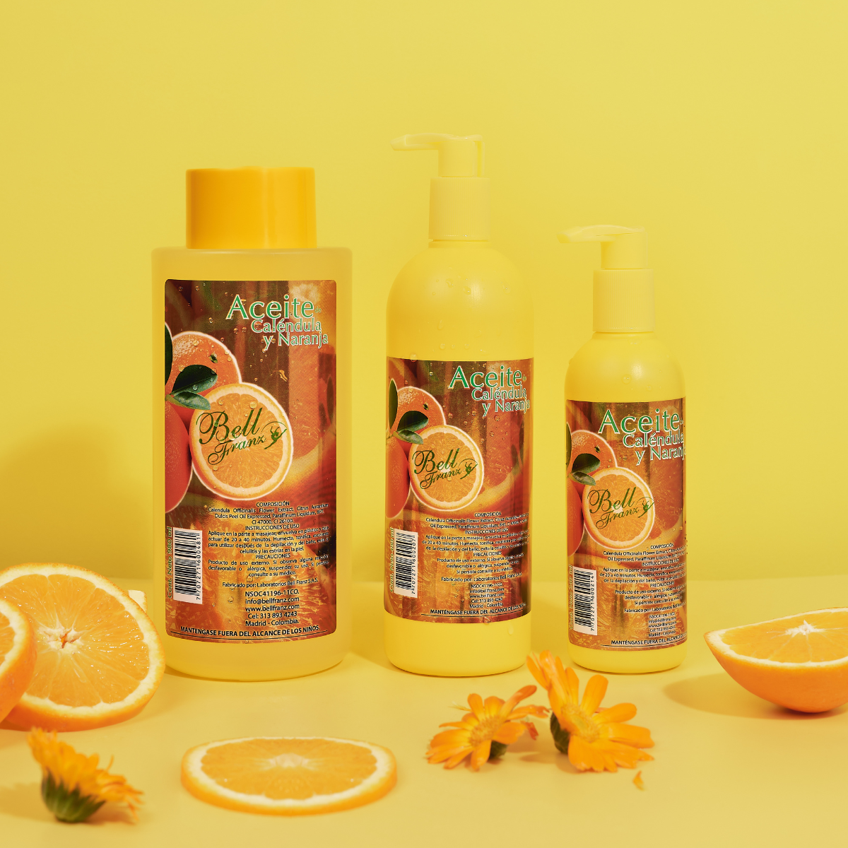 Aceite de Caléndula y Naranja Bell Franz